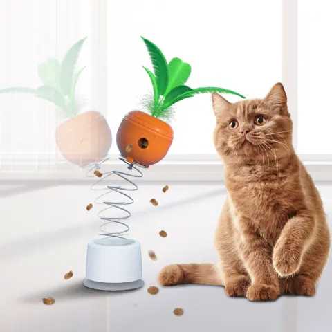 Cat Toy Pet Toys Educational Leaky Food Relieving Stuffiness