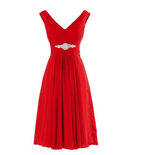 Dignified And Elegant Evening Dress For The Annual Meeting Red - Shop at LoveMi