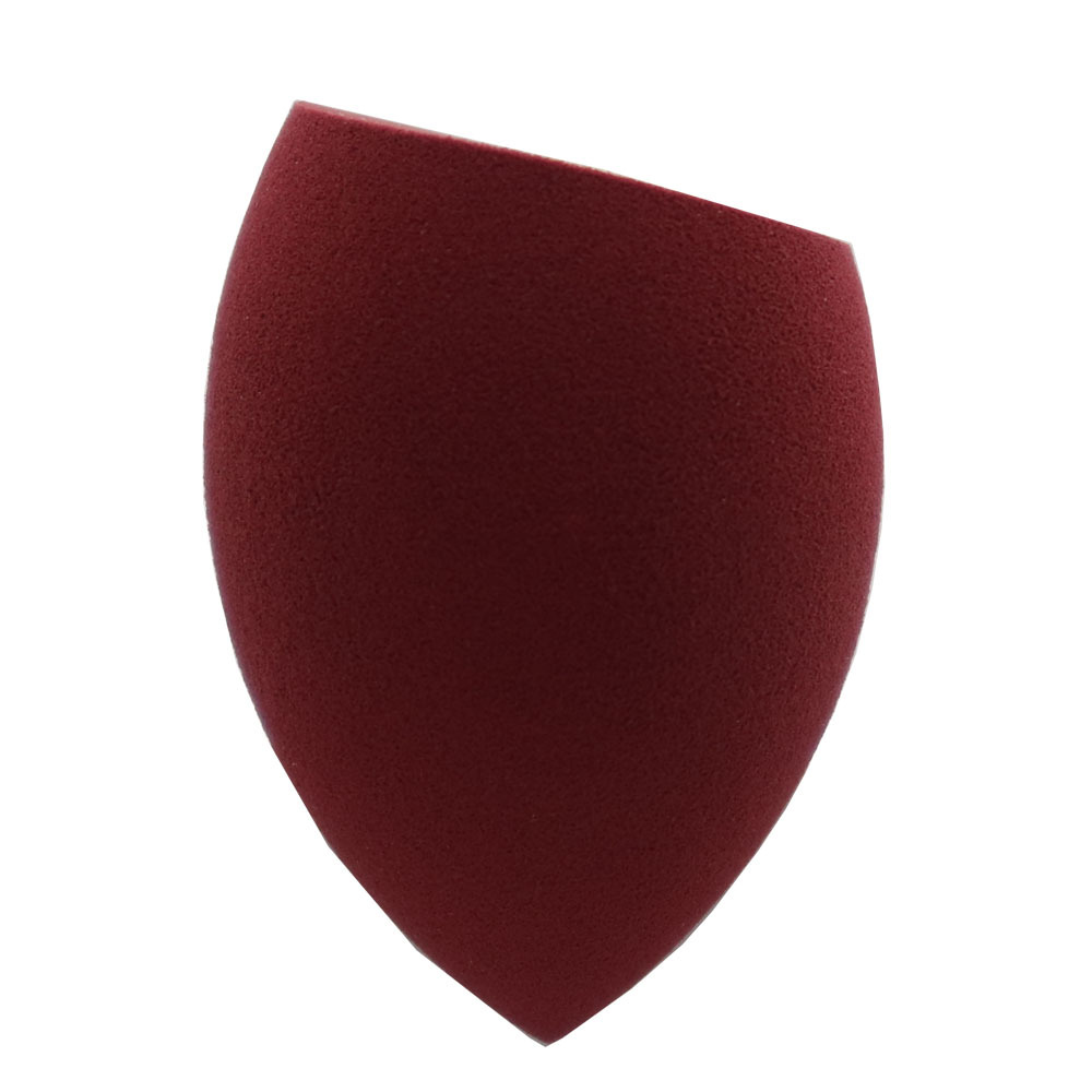 Burgundy diagonal cut