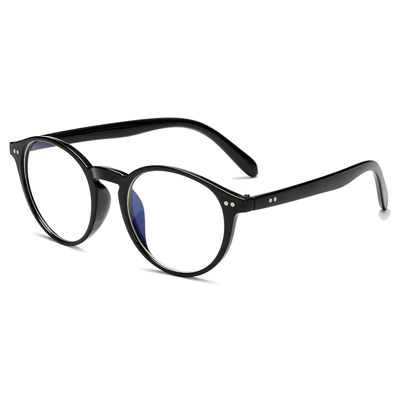 Title 5, Double nail round frame anti-blue glasses frame