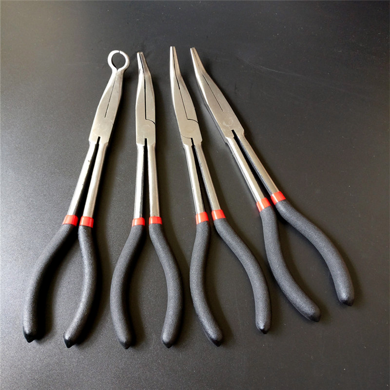 Title 1, 11 inch long-nose pliers round nose pliers