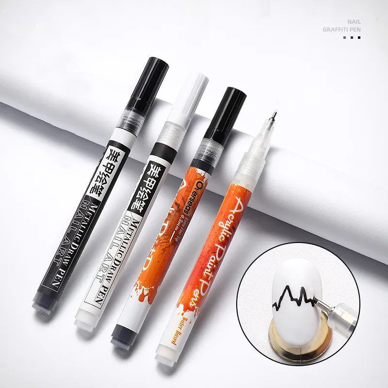 Nail Art Pen Acrylic Paint Graffiti - 4Pcs Set