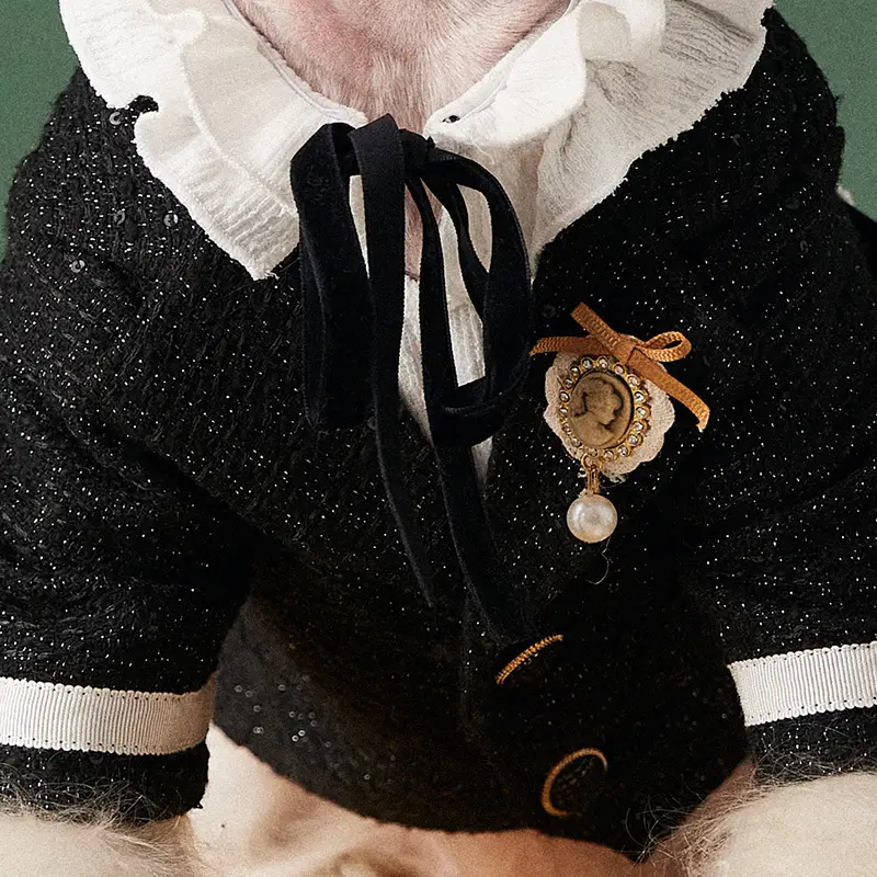 Dog Clothes Teddy Schnauzer Pomeranian College Small And Medium-sized Dog Pet Small Fragrant Wind Suit