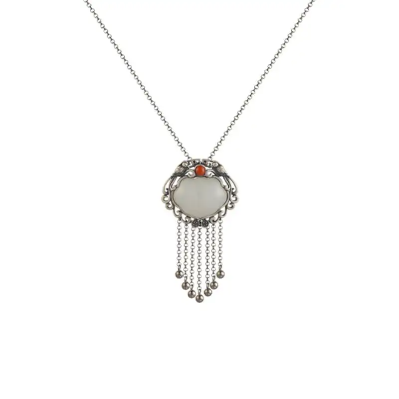 Women's Chinese Jade Ruyi Necklace