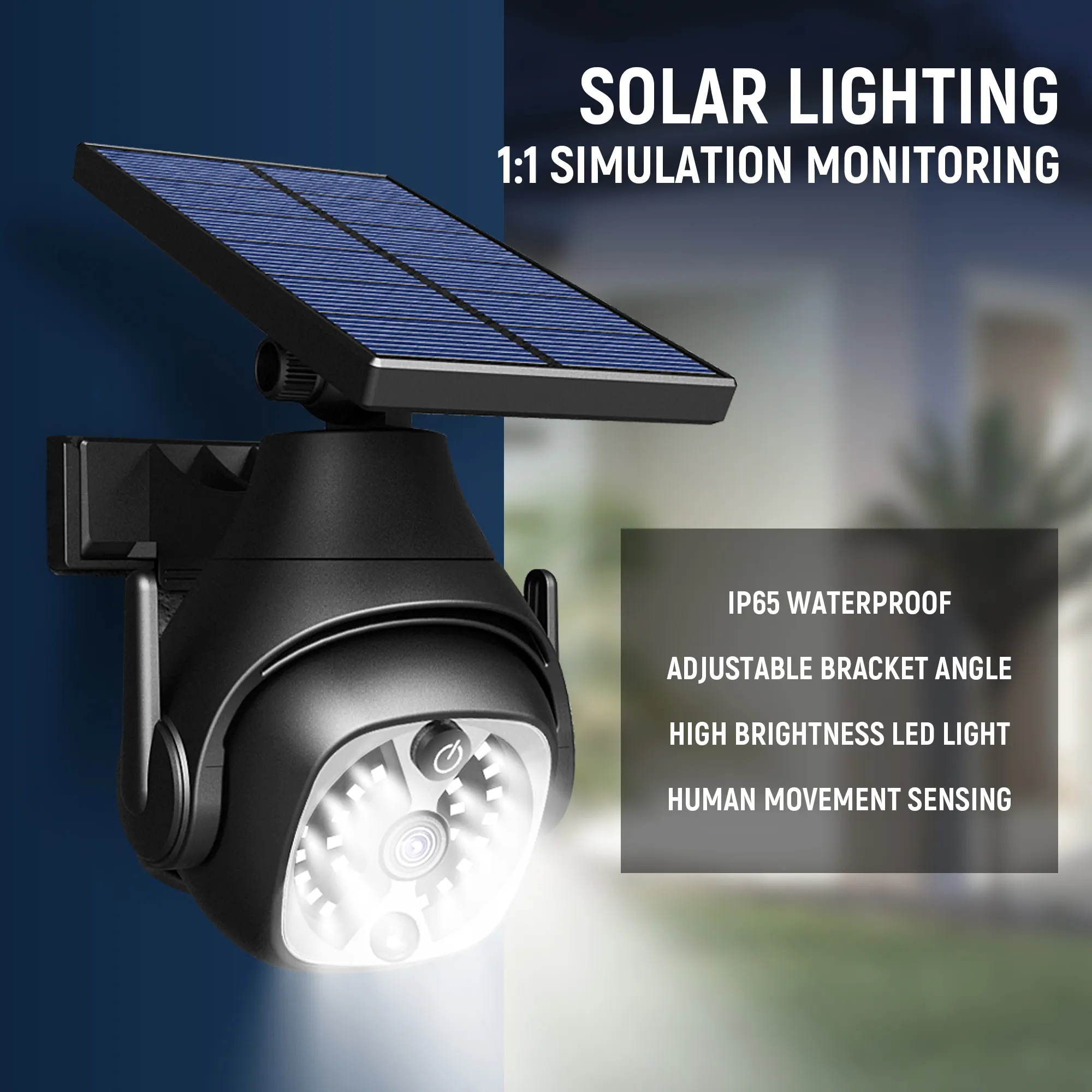 Solar Powered Outdoor Courtyard Lights Household Lighting