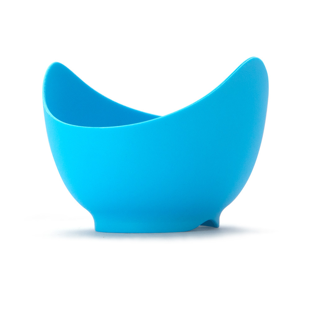 Silicone egg boiler egg non-stick boiler cup (yellow)