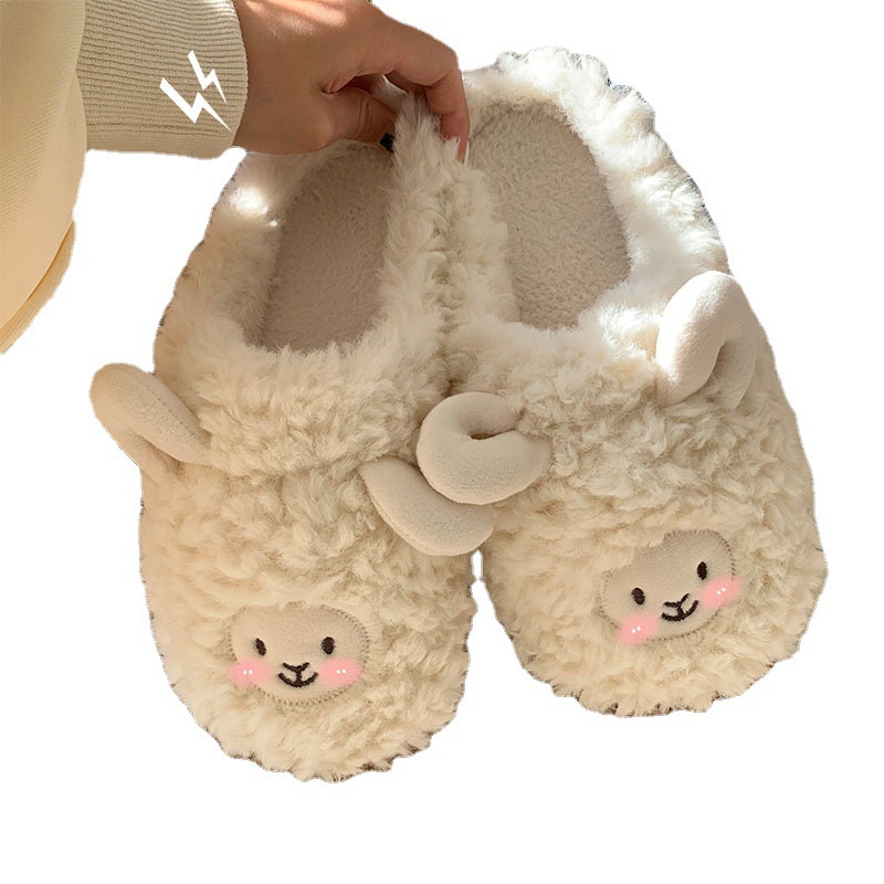Lovers Wear Cartoon Cute Warm Cotton Shoes With Thick Soles — image 4 of 7