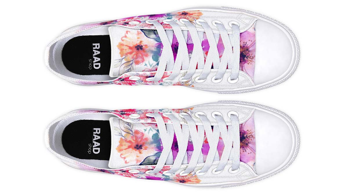 Fashion Print Couple Low-Top Canvas Shoes