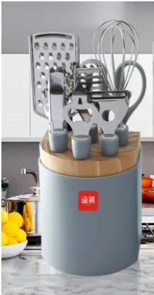 6 piece Stainless Steel Kitchen Tools 9Piece Set Of Grey - Shop at LoveMi