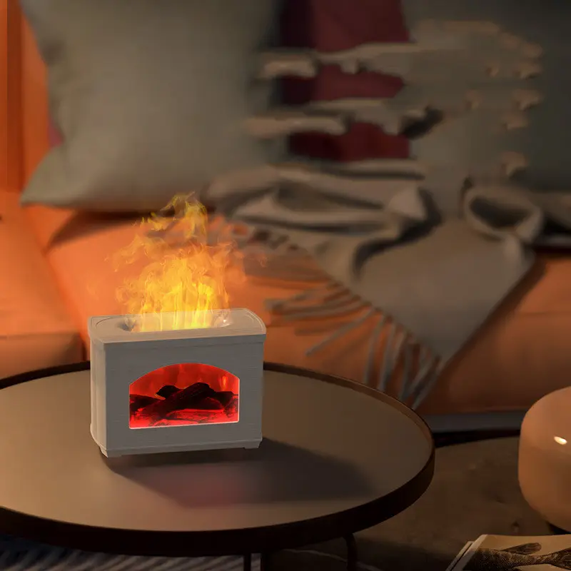 Simulated Flame Light Effect Humidifier