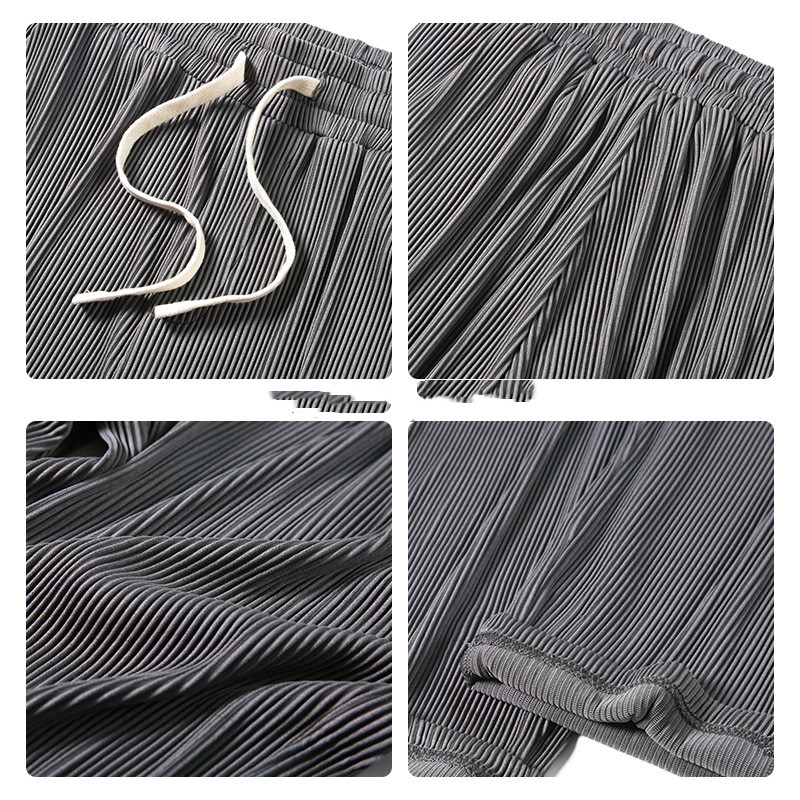 Summer Thin Ice Silk Casual Pants