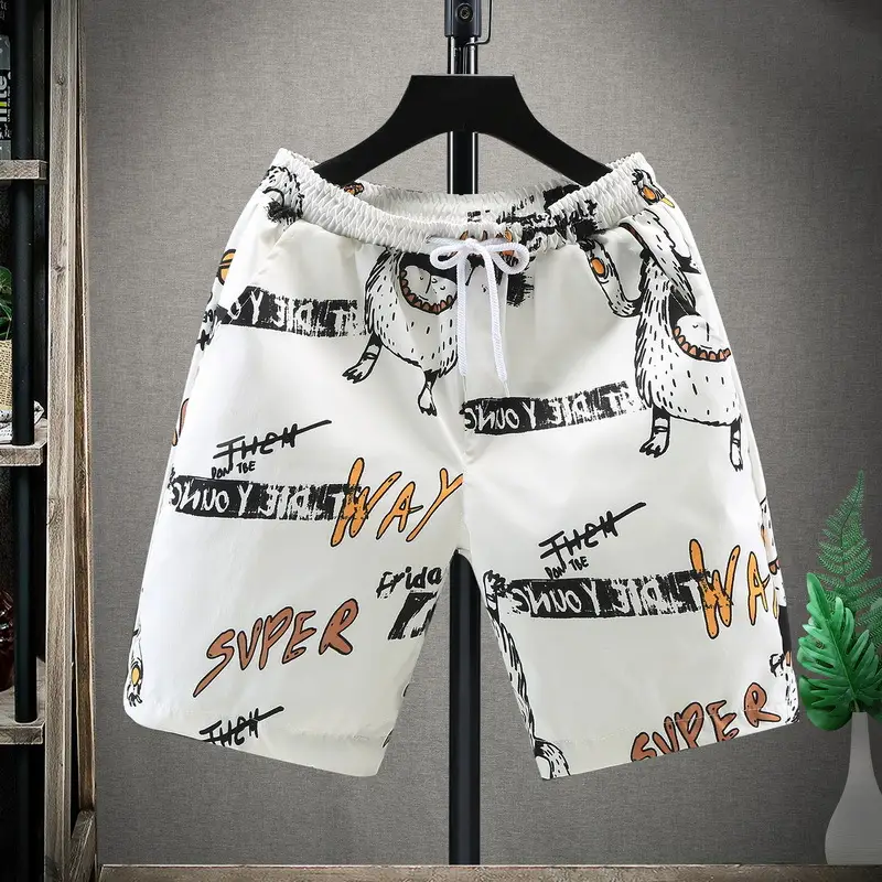 Shorts Casual Five Points Medium Pants Fat Loose Plus Fat Increase