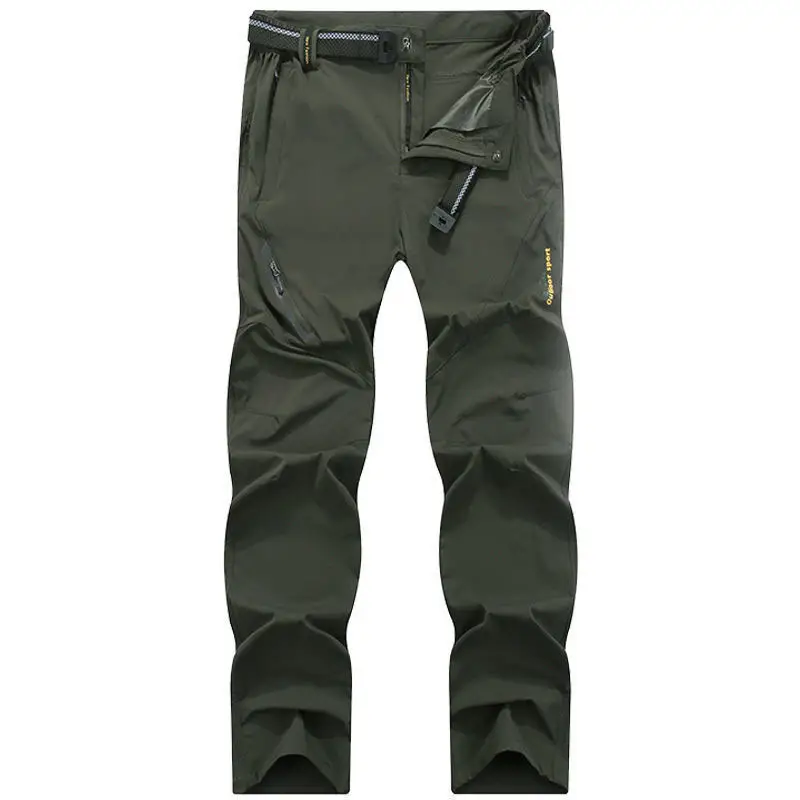 Ice Silk Quick-drying Pants Men's Summer Thin