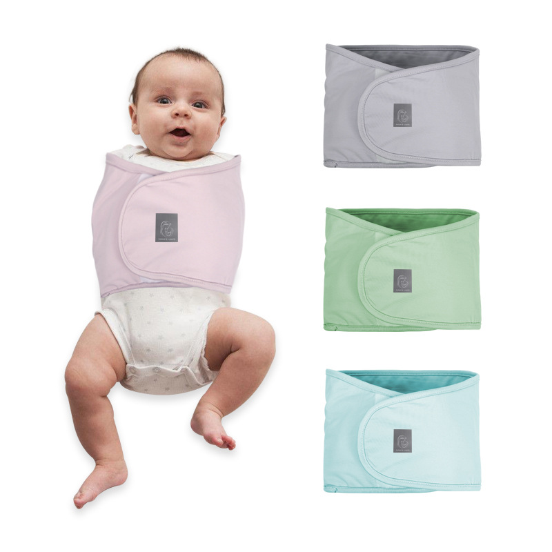 Baby Swaddle Strap Protect Belly Adjustable Arms Newborn Bla