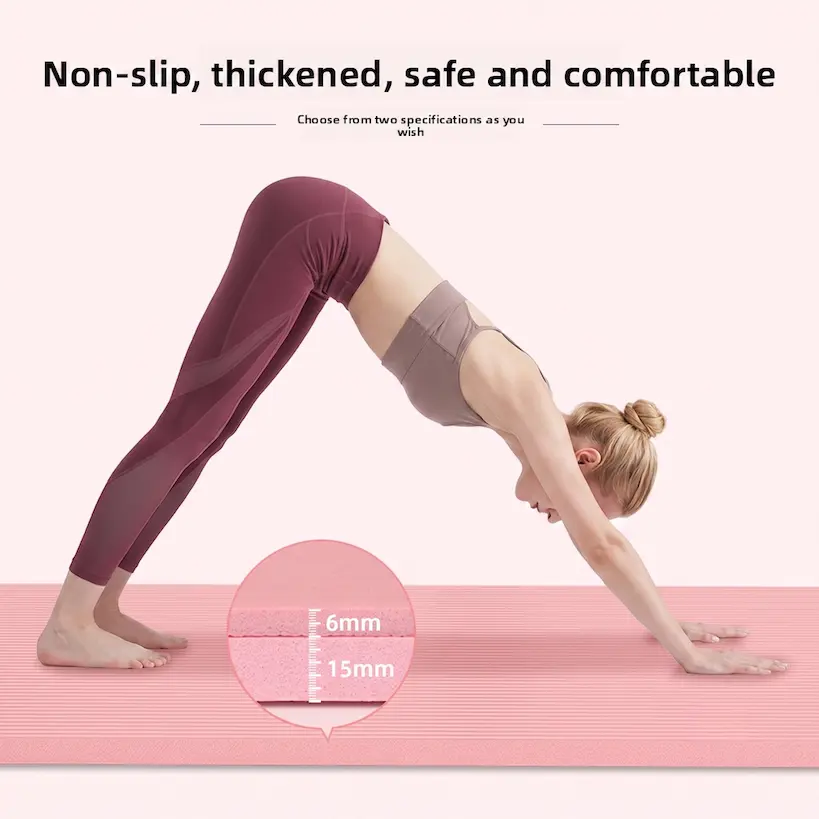Anti-slip, Thickened, Widened And Lengthened Home Yoga