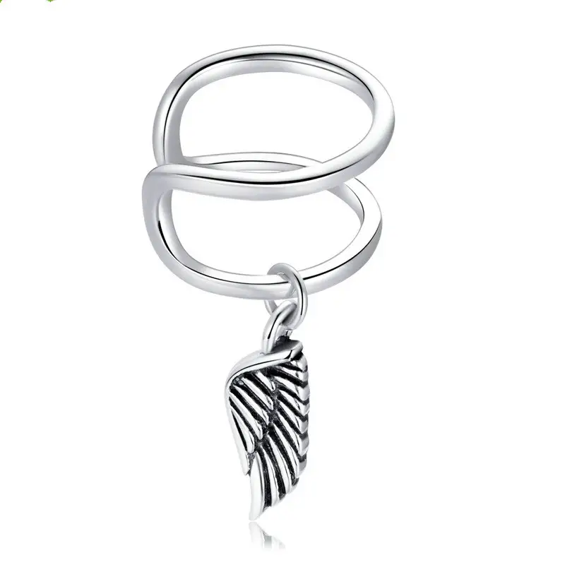 Angel Wings Single Ear Cuff