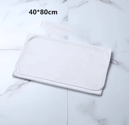 White Pillow Towel 40x80