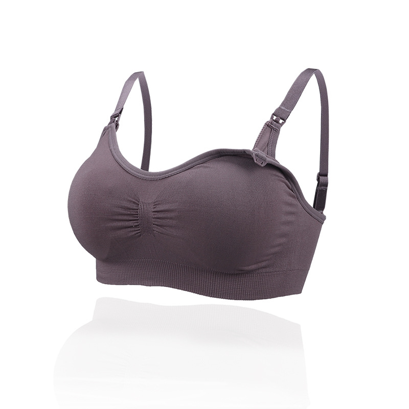 Title 1, Front Button Seamless Nursing Bra Push Up Thin