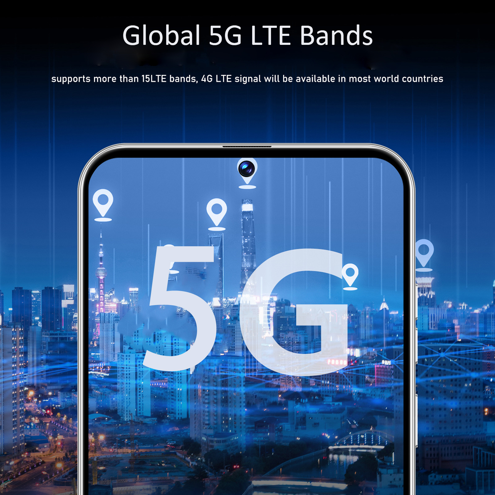 30 Pro Unlocked Phones, 6GB 128GB Smartphone, 6.5inch HD Screen Cell Phone, Android 14.0, 6800mAh Large Battery Mobile Phone, Dual SIM, Face ID, GPS