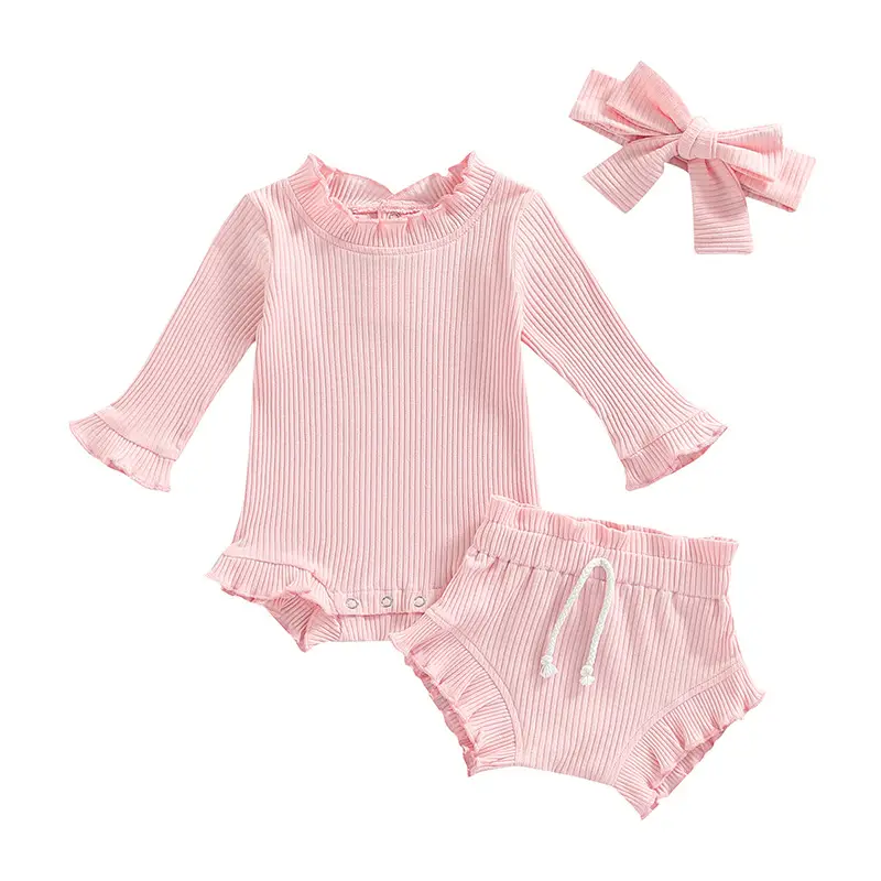Sunken Stripe Romper Blouse And Pants