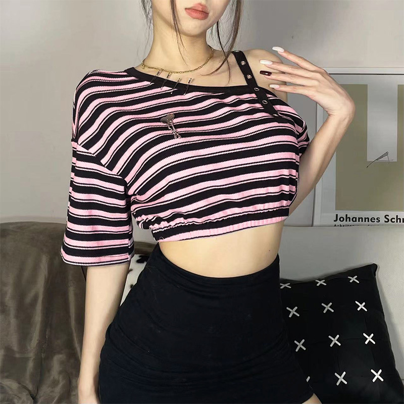 Vintage Stripe Short Sleeve T-Shirt