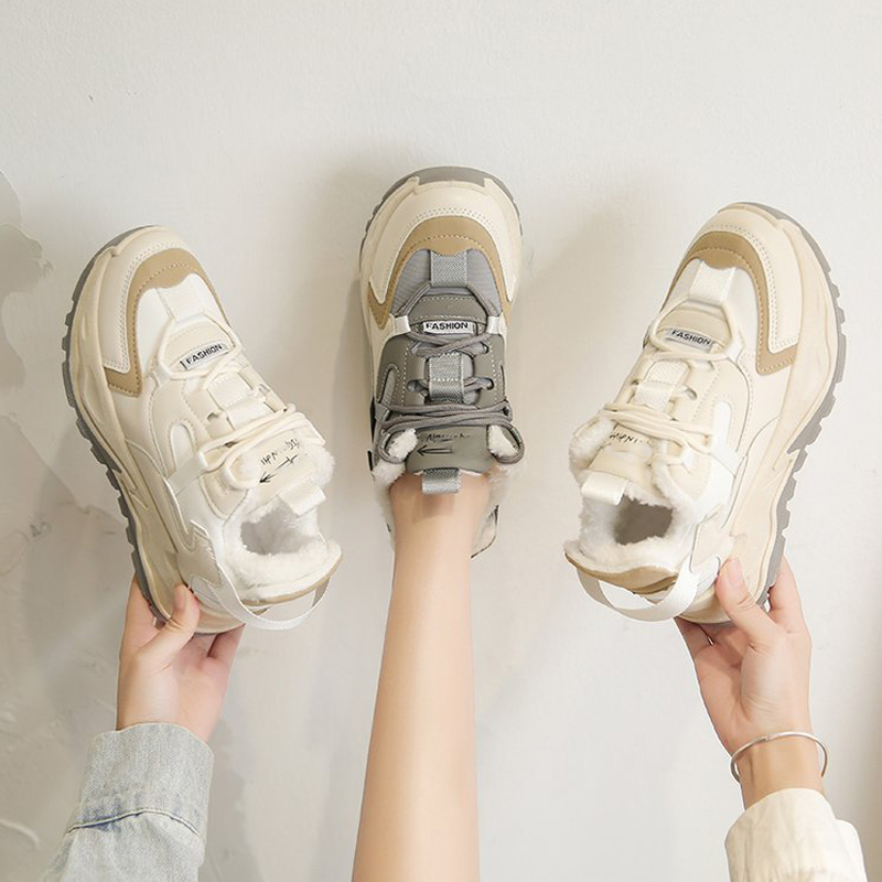 Women's Casual Sneakers With Thick Soles