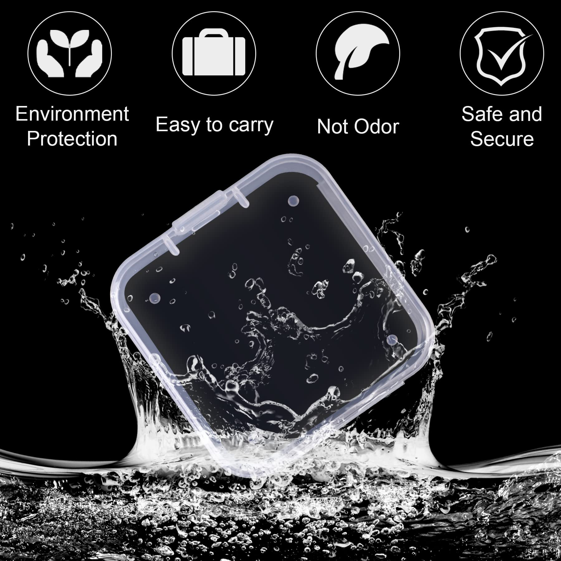 Clear Plastic Storage Containers Set For Craft Beads And Jewelry_voghion.com