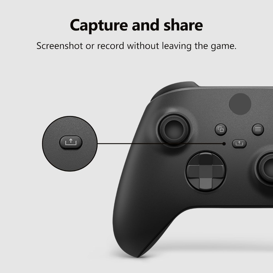 Wireless Gaming Controller With USB-C Cable, Bluetooth & Textured Grip 4