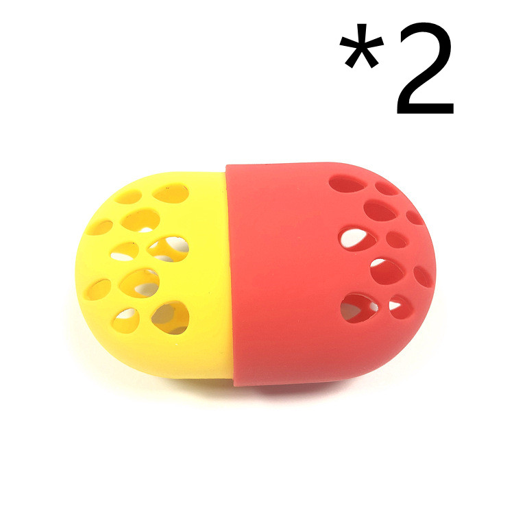 2pcs Red yellow