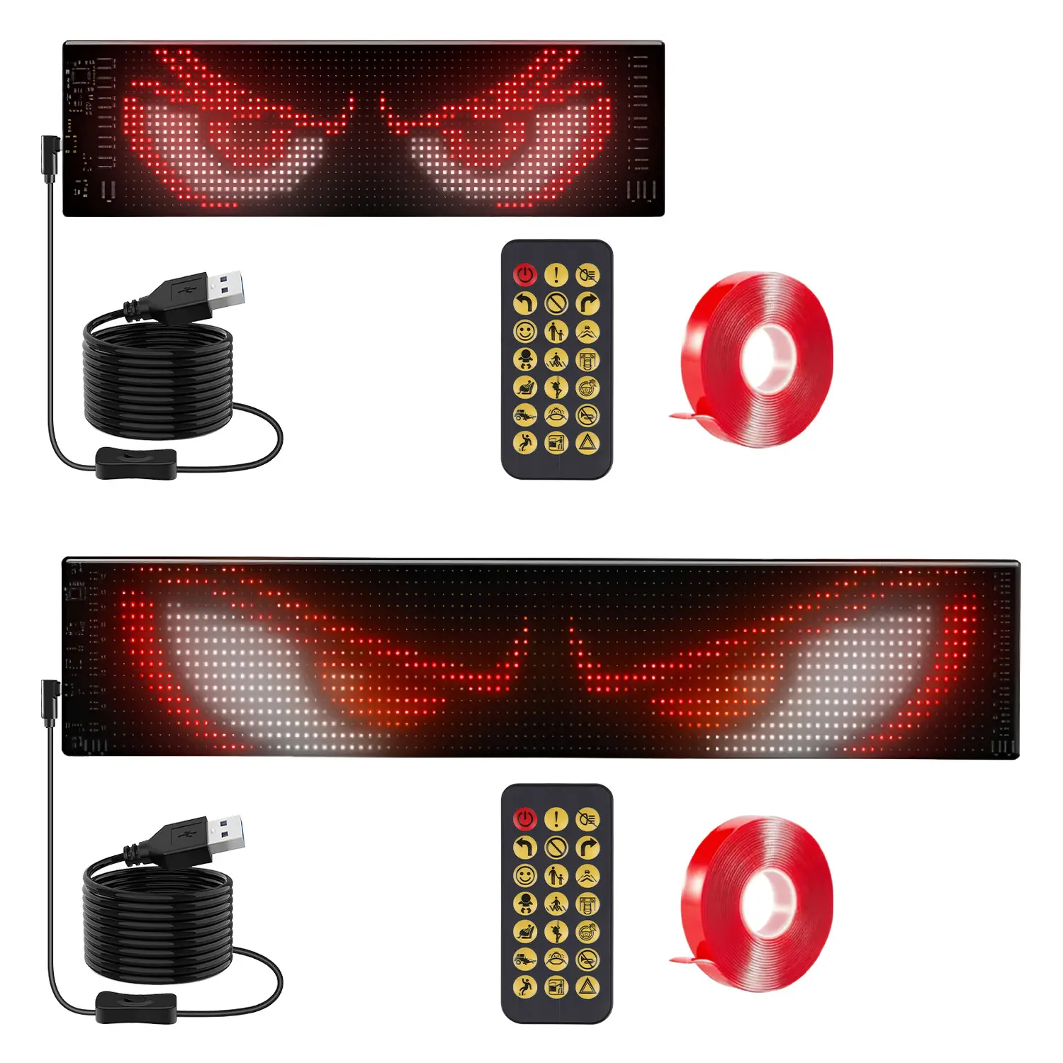 2Pack 16x96 Matrix Devil Eyes Lights