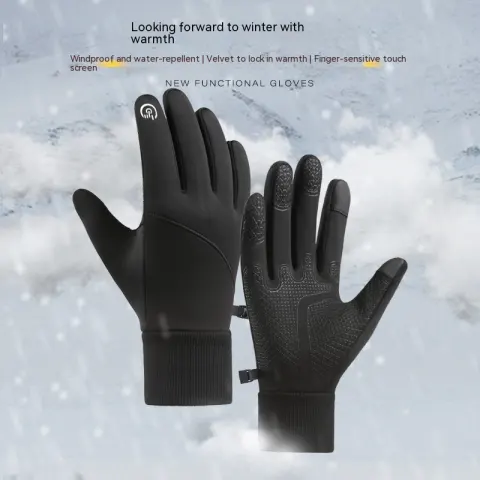 Men's and Women's Fashionable Outdoor Sports Fleece-lined Touch Screen