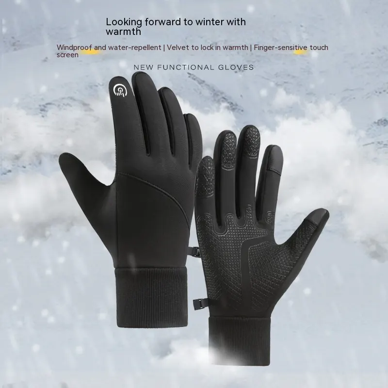 Men's and Women's Fashionable Outdoor Sports Fleece-lined Touch Screen