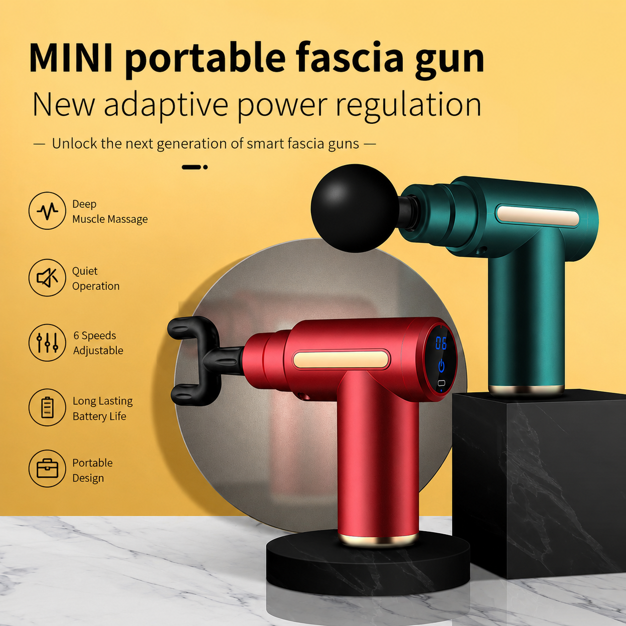 Rechargeable Mini Fascia Gun Massager