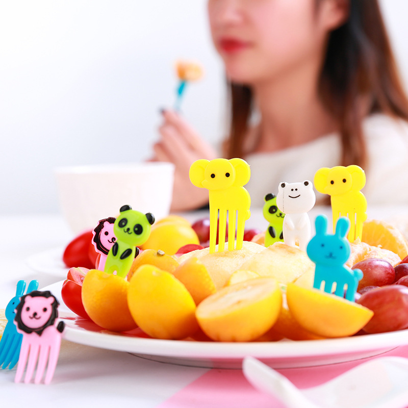 Title 12, Plastic Bento Decoration Sign Fruit Fork