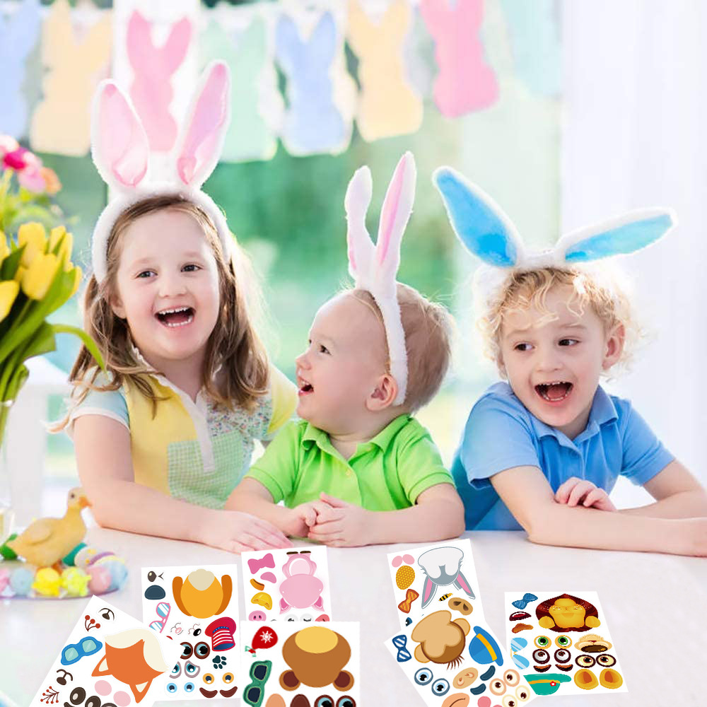 Make Facial Stickers Animals For Kids