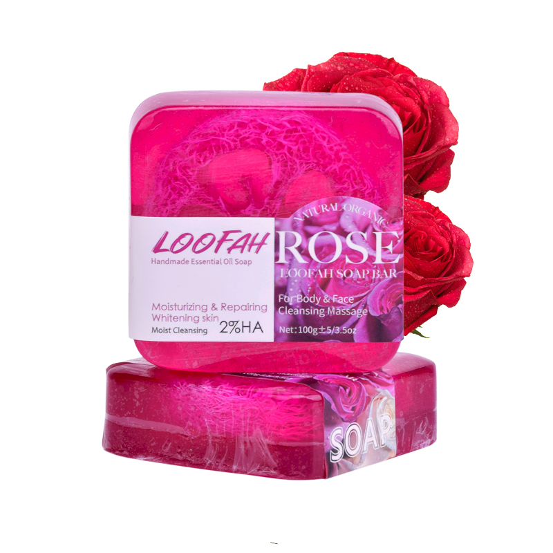 Rose Loofah Soap — foto 4