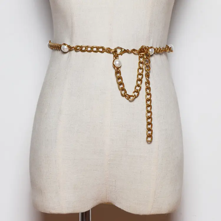 Ladies Korean Fashion Decoration With Waist Chain