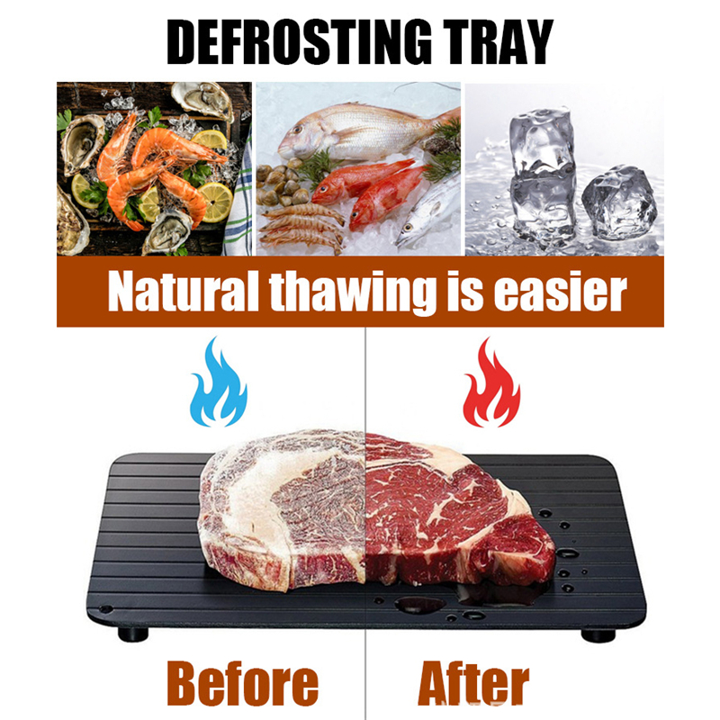 Various Sizes of Quick Defrost Tray with Drip Tray