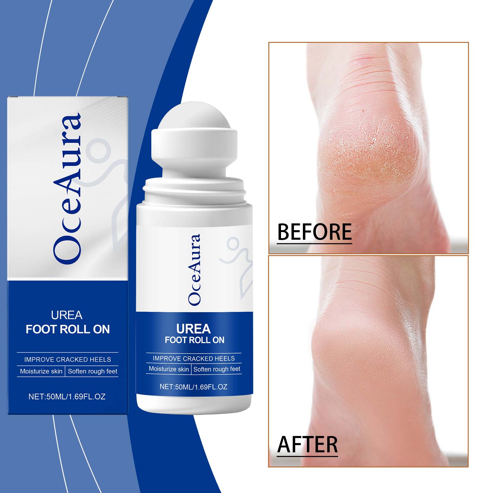 Urea Foot Moisturizing Roll-On 50ml — foto 2