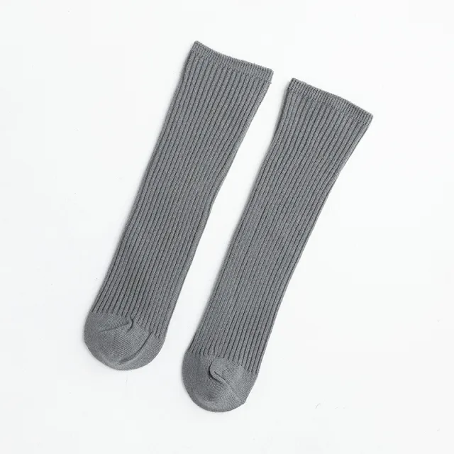 Girls' Heelless Socks Lace In Autumn And Winter Grey - Shop at LoveMi