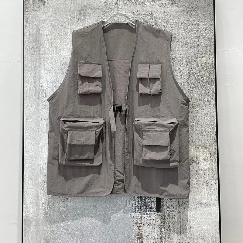 Summer Functional Wind Tooling Vest Coat Male