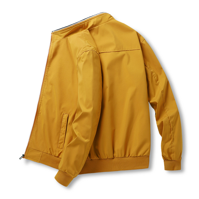 Spring And Autumn Stand Collar Jacket Men