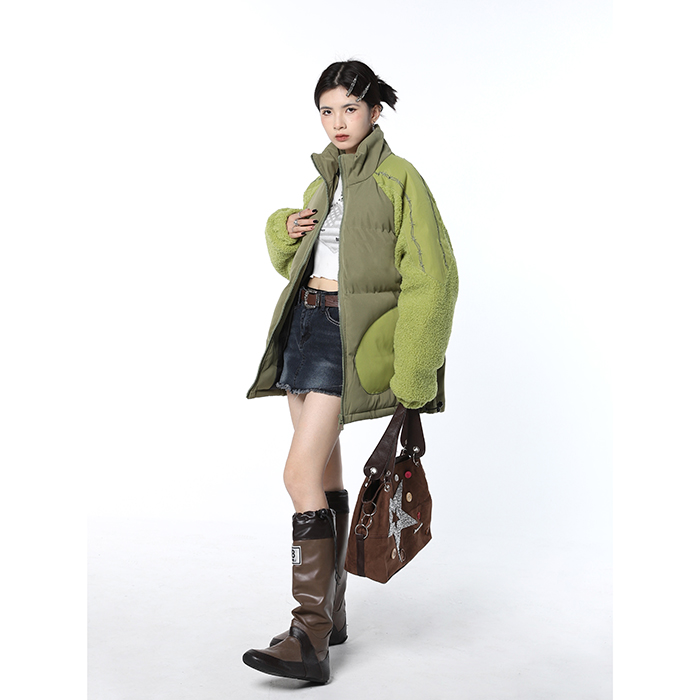 Lamb's Wool Cotton Jacket Female