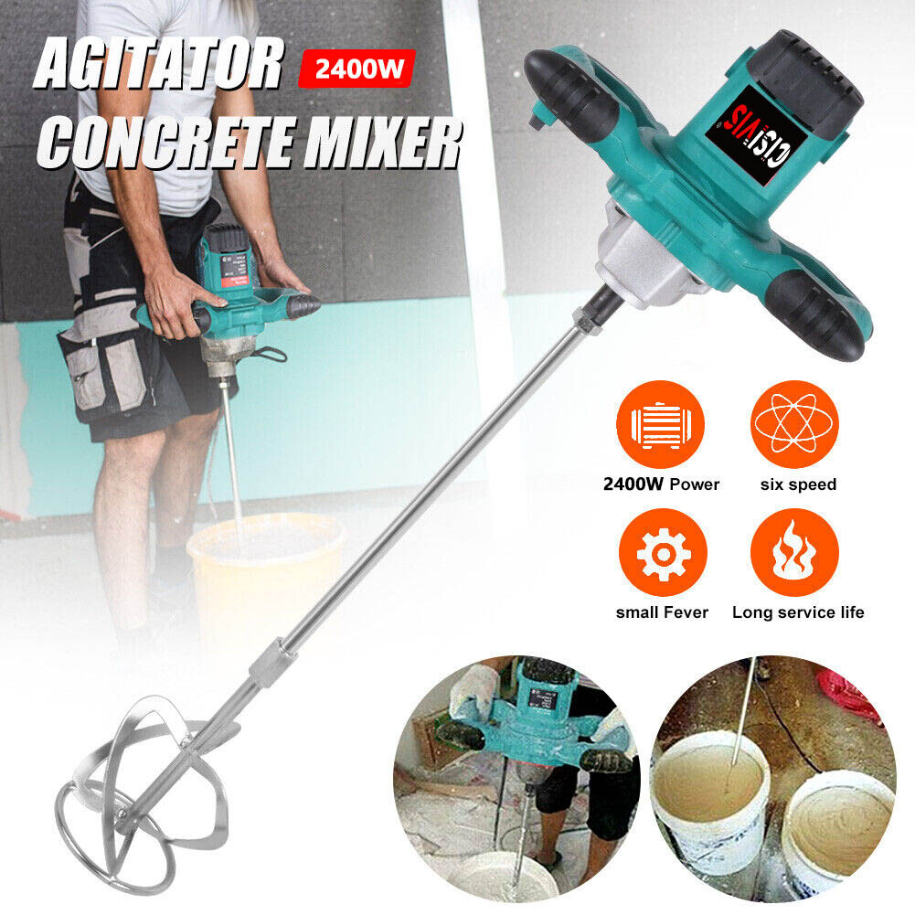 Electric Adjustable Speed Gypsum Cement Mixer — foto 10