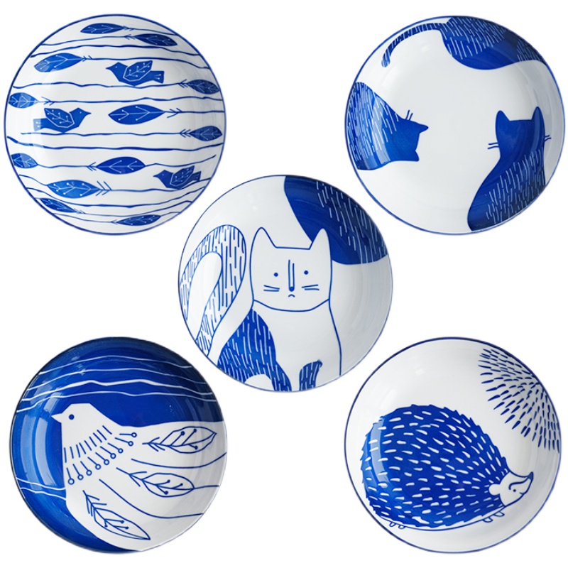 Title 10, Underglaze Porcelain Blue And White Disc Househ...