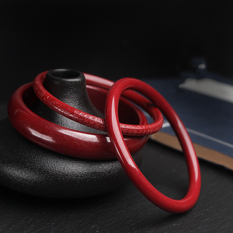 Women's Fashion Simple Vermilion Heart Sutra Bracelet