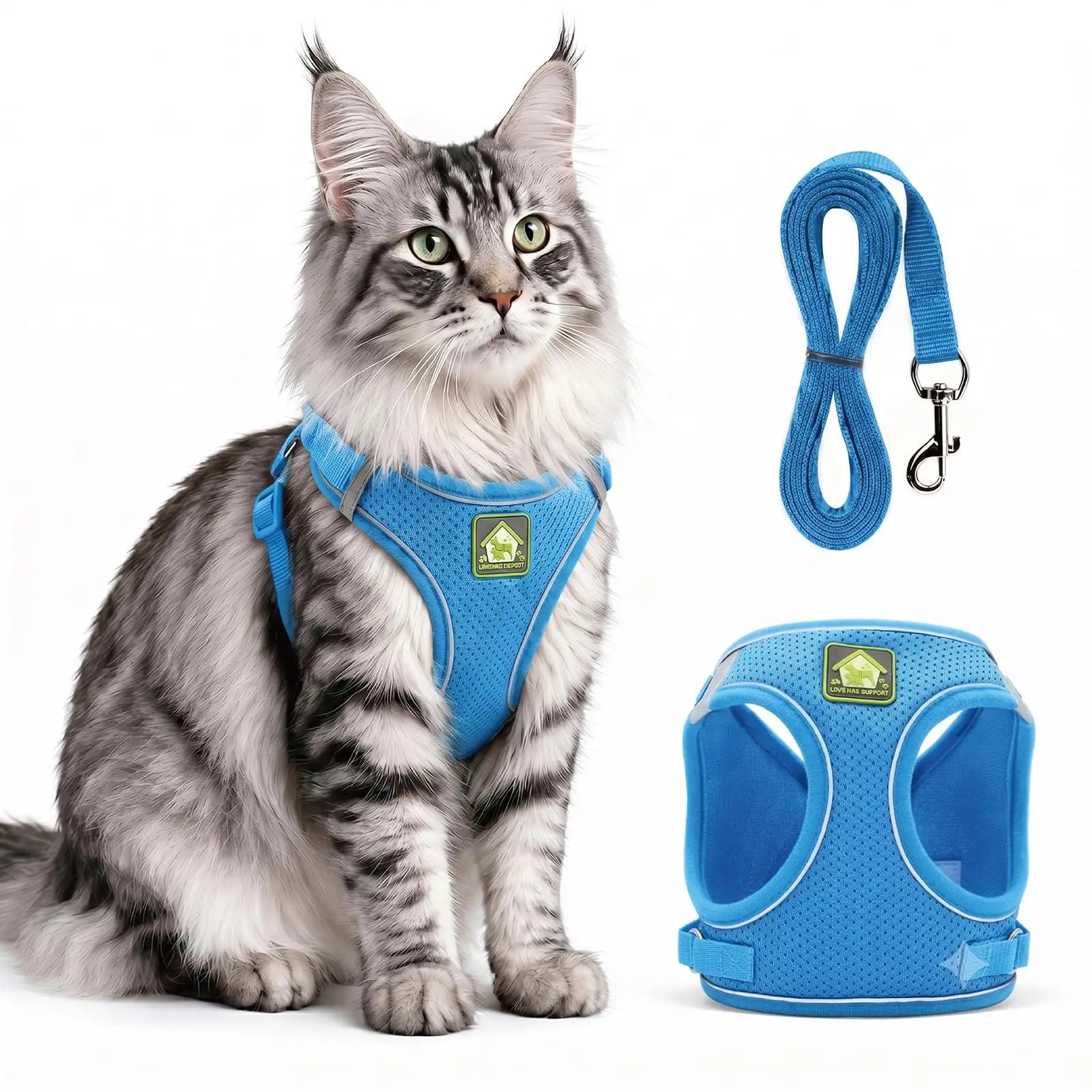 Cat Harness And Leash, Escape Proof Adjustable