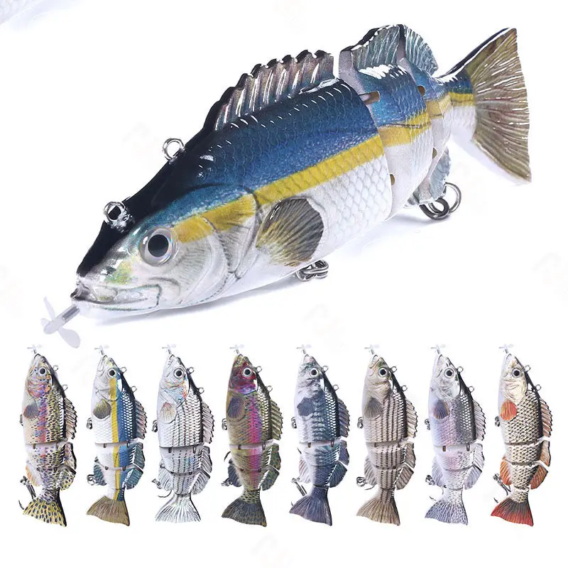 Luya Fake Lure Knotty Fish 15CM54G Automatic Usb Electric