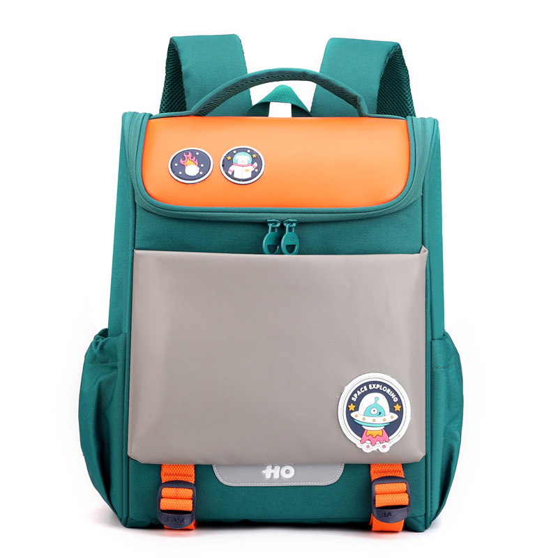 Primary School Students Shoulder Pad Children's Backpack Light Solid Color Primary School Bag — foto 2