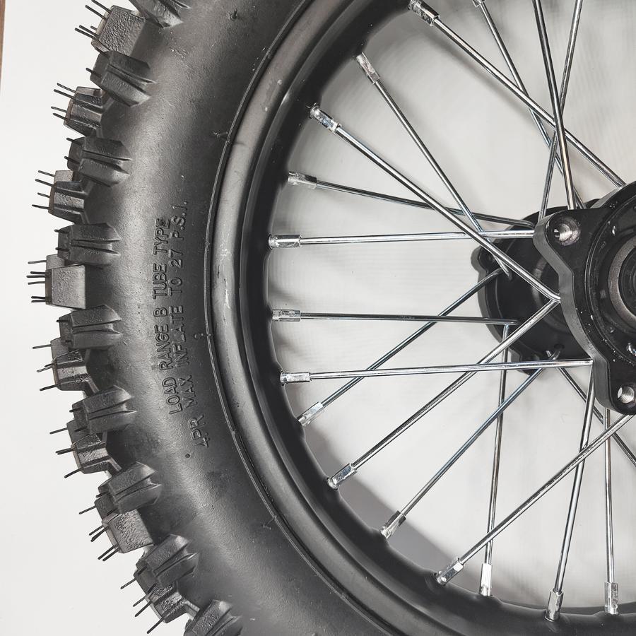 90100-14 Motorcycle Back Wheel Tyre Steel Rear Off-Road For 14 Motorbike — image 4